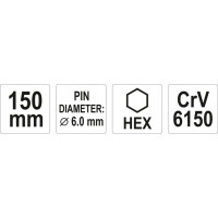 Выколотка YATO 6x150мм YT-47145 371447145 092 1