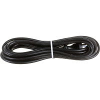 Сетевой шнур с вилкой ЭРА UX-2x0,75-5m-B 5м ПВС 2x0,75мм2 черный Б0048687