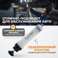 Шприц для технических жидкостей WIEDERKRAFT 200 мл WDK-65281