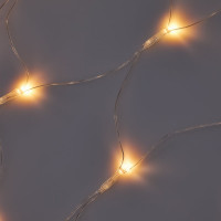 Электрическая гирлянда LED Сноубум сеть 96LED, шампань, 1.4x1.5м, пост. свечение, ПВХ прозрач, 220В 362-090