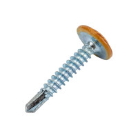 Саморез Daxmer с прессшайбой ПШС 4,2x25 сверло Золотой дуб 500 шт 00000346313