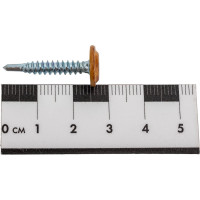 Саморез Daxmer с прессшайбой ПШС 4,2x25 сверло Золотой дуб 500 шт 00000346313