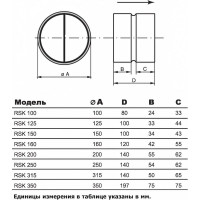 Обратный клапан RSK-100 Ventart 4687202642540