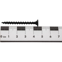 Усиленный саморез по дереву КРЕП-КОМП черный, 3,5x45 KENNER, 1 кг чд45тф