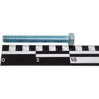 Болт МЕТАЛЛСЕРВИС М12x100, DIN 933, с полной резьбой, цинк, 4 шт. 1239015