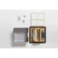 Люк на 2 поста SPL 45x45, латунь, с металлической коробкой, IP44 300003