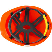 Комплект лесоруба РОСОМЗ КСН65 Expert RX FavoriT Trek RAPID оранжевая каска с храповым механизмом+щиток сетка+ наушники 75614+04436+60105
