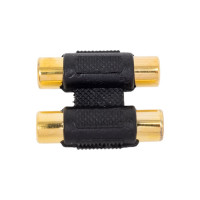 Переход 2 x RCA гнездо - 2 x RCA гнездо Pro Legend пластик Gold, Gold, PL2285