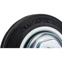 Колесо неповоротное резина FC 46 100 мм (N) TOR 1024171