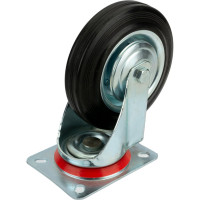 Колесо поворотное резина SC 63 160 мм (N) TOR 1024177