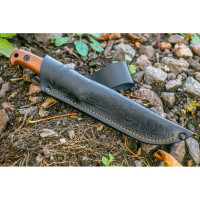 Туристический нож Kizlyar Supreme Pioneer сталь AUS-8, StoneWash, рукоять из Кавказского ореха 4650065056885
