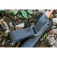 Туристический нож Kizlyar Supreme Pioneer сталь AUS-8, StoneWash, рукоять из Кавказского ореха 4650065056885