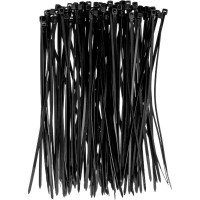 Хомуты СИБРТЕХ 150x2,5 мм, пластмассовые, черные, 100 шт 45545