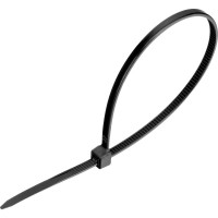 Хомуты СИБРТЕХ 150x2,5 мм, пластмассовые, черные, 100 шт 45545