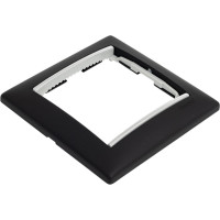 Рамка Legrand 1 пост Valena ноктюрн/серебряный штрих 770391