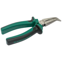 Изогнутые длинногубцы с двухкомпонентными рукоятками Jonnesway P1216 160 мм 49414