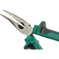 Изогнутые длинногубцы с двухкомпонентными рукоятками Jonnesway P1216 160 мм 49414