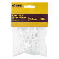 Крестики для кафеля (100 шт; 4 мм) Biber 55605 тов-080351