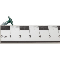 Саморез с прессшайбой Качественный крепеж зеленый мох 4,2х13 300 шт 0200219 КЧ