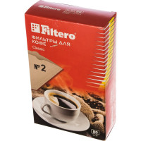 Фильтры для кофе, №2, 80 шт., корич FILTERO 2/80