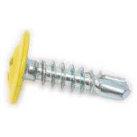 Прессшайба Качественный КРЕПЕЖ 4.2х16 мм, желтый цинк RAL 1018, сверло, 250 шт 0300187 КЧ