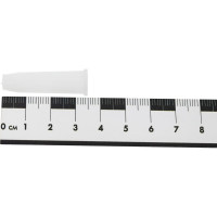 Дюбель-пробка Качественный КРЕПЕЖ белый, 8x35, 140 шт 0500655 КЧ