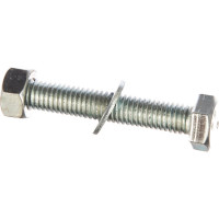 Болт с ш/г полная резьба DIN 933 Качественный КРЕПЕЖ Ннабор 8х50 25 шт 0301043 КЧ