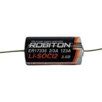 Элемент питания Robiton ER17335-AX 2/3A с аксиальными выводами PH1 11622