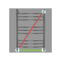 Полотенцесушитель ENERGY Prestige 800х500 00000015312