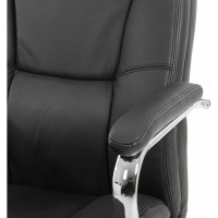 Компьютерное офисное кресло руководителя BRABIX PREMIUM Phaeton EX-502, натуральная кожа, хром 530882