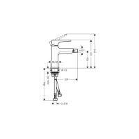 Смеситель для биде HANSGROHE 74520000 Metropol 00000053917