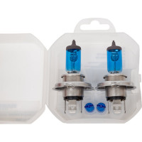 Автолампа NARVA H4 100 90 P43t-38 RANGE POWER WHITE 4500K 2шт+2шт W5W 12V 1 10 NEW 980152100