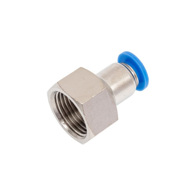 Фитинг цанговый прямой с внутренней резьбой 3/8F для трубки диаметром 6 мм SHPI PCF 06-R03