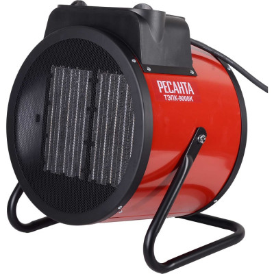 Тепловая электрическая пушка Ресанта ТЭПК-9000K (керам.нагревательный элемент, круглая) 67/1/33