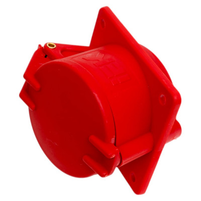 Встраиваемая розетка IEK ССИ-425 32А-6ч/200/346-240/415В 3Р+PЕ+N IP44 MAGNUM PSN42-032-5
