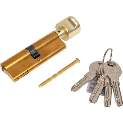 Цилиндровый механизм с вертушкой KALE KILIT 164 OBS SCE/90, 40+10+40 мм, латунь, 5 кл. new 45183