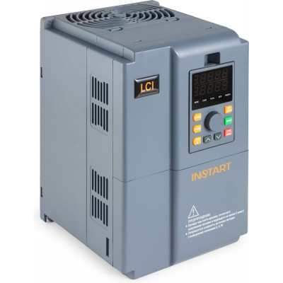 Преобразователь частоты INSTART lci-g5.5/p7.5-4b 5.5квт/7.5квт, 13а/18а, 3ф, 380в, 50гц/60гц, ip20, с панелью управления 000 90900