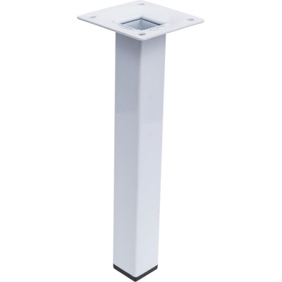 Ножка Tech-Krep металл, квадрат, нерегулируемая, 25x25x200 мм, белый - накл. 152147