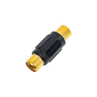 Переходник RCA гнездо - RCA гнездо Pro Legend 32мм пластик "позолоченный", 0 PL2359