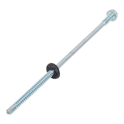 Кровельный саморез Kenner цинк, с шайбой EPDM, 6,3x150, 50 шт. ск63150ф