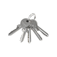Цилиндр DOORLOCK V 2200Z N серия Variant, никелированный, 45x45 мм, 5 ключей 79004