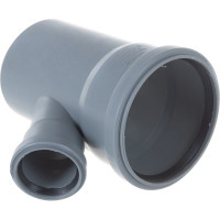 Канализационный переходной тройник АТЛАС ПЛАСТ 45 градусов DN 110х50 SPCT45110050