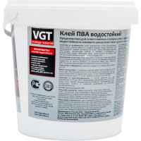 Водостойкий клей ПВА VGT 1кг 11602968 20871995