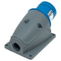 Стационарная вилка IEK ССИ-523 32А-6ч/200-250В 2Р+РЕ IP44 MAGNUM PSN51-032-3