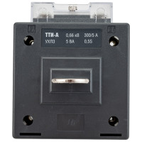 Трансформатор тока IEK ТТИ-А 300/5А, 5ВА, класс 0,5S ITT10-3-05-0300