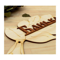 Табличка для бани Добропаровъ Банька 30х17 см 1384194