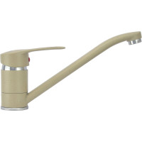 Смеситель для мойки Juguni Luxe одноручный, с поворотным изливом, картридж 40 мм, серый 0402.447