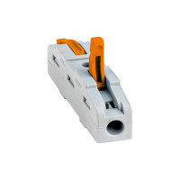 Строительно-монтажная клемма EKF СМК 222-421, проходная, 1 полюс, 0.08-4мм2, 25 шт PROxima plc-smk-421