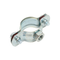 Стальной хомут EKF 1/2" без уплотнителя, 10 шт. hs2012