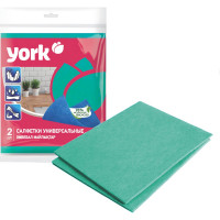 Салфетка универсальная YORK вискозная плотная 2шт. 35х40 023030